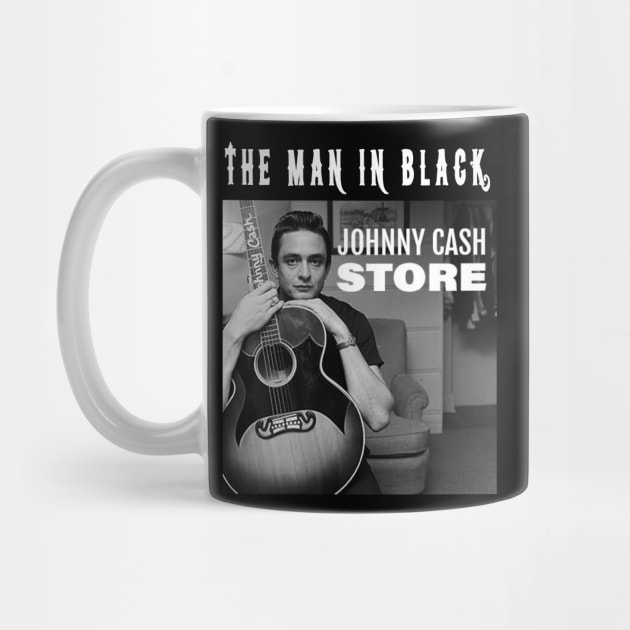 johnny cash store The Man in Black Graphic Tee song Poster vintage design, Singer TShirt Sweatshirt T-shirt LTL12 T-Shirt by black lynx